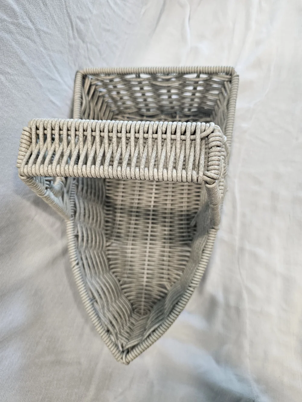 Tug Boat Plastic Wickerlike Nantucket Style Basket